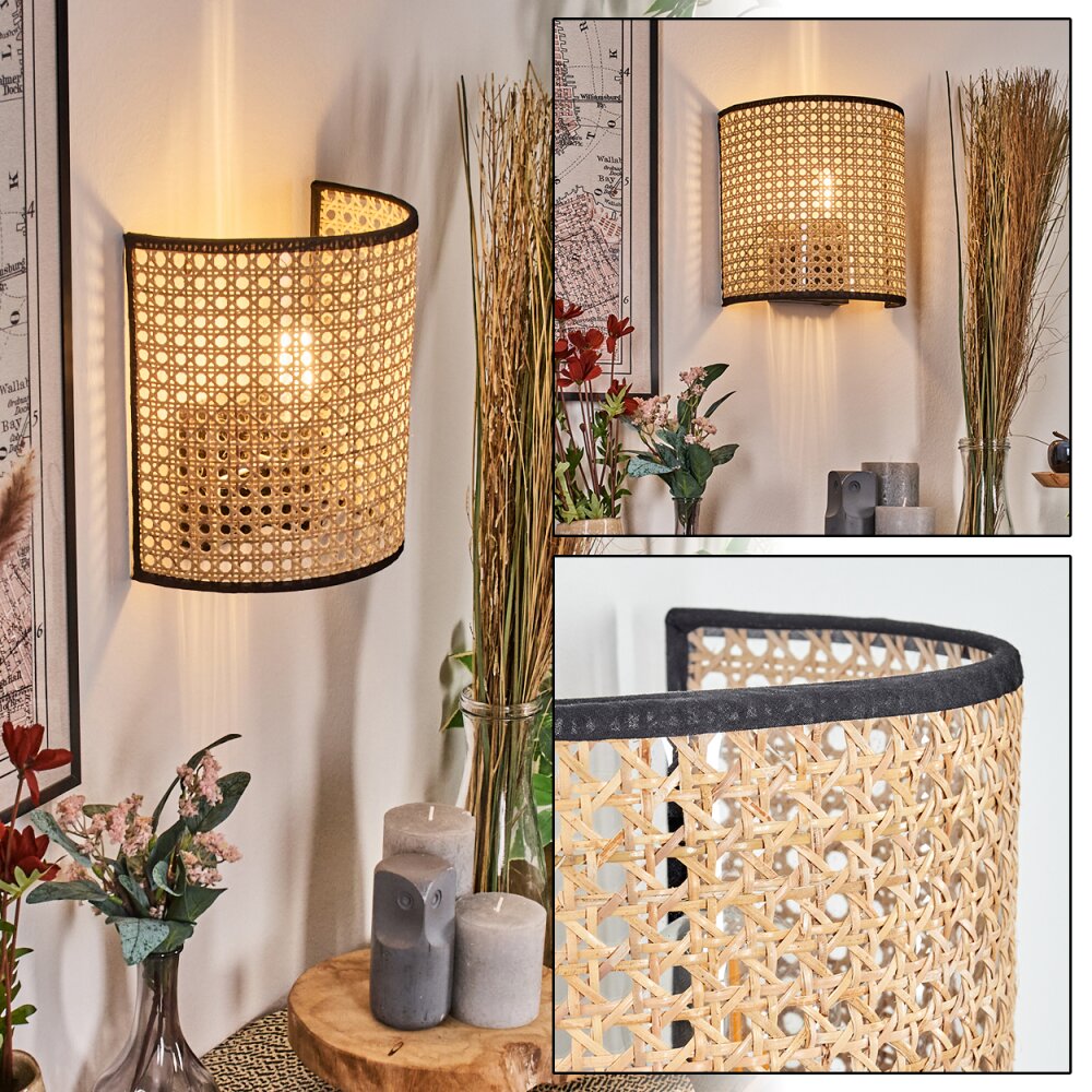 Abedim Luminaire Up & Down, Applique murale Noir, 1 lumière main product photo