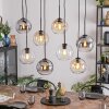 Koyoto Suspension, Boule lumineuse, Suspension Ambre, Clair, Fumé, 8 lumières
