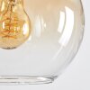 Koyoto Suspension, Boule lumineuse, Suspension Ambre, Clair, Fumé, 8 lumières