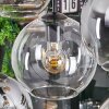 Koyoto Suspension, Boule lumineuse, Suspension Ambre, Clair, Fumé, 8 lumières