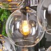 Koyoto Suspension, Boule lumineuse, Suspension Ambre, Clair, Fumé, 8 lumières