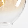 Ripoll Suspension, Boule lumineuse, Suspension Ambre, Clair, Fumé, 8 lumières