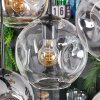 Ripoll Suspension, Boule lumineuse, Suspension Ambre, Clair, Fumé, 8 lumières