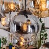 Gastor Suspension, Boule lumineuse, Suspension Ambre, Clair, Fumé, 8 lumières