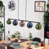 Gastor Suspension, Boule lumineuse, Suspension Bleu, Vert, Cuivré, 5 lumières