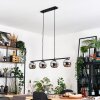 Koyoto Suspension, Boule lumineuse, Suspension Chrome, Fumé, 4 lumières