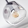 Ripoll Plafonnier, Boule lumineuse Ambre, Clair, Fumé, 5 lumières