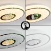 Loron Plafonnier, Panel LED Argenté, Blanc, 1 lumière