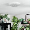 Luvan Plafonnier LED Blanc, 1 lumière