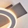 Lidor Plafonnier LED Noir, Argenté, 1 lumière