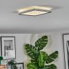 Simonstorp Plafonnier, Panel LED Argenté, Blanc, 1 lumière