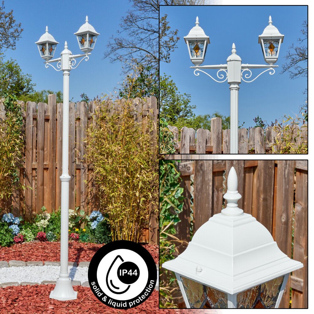 Naofe Réverbère, Eclairage de chemin Blanc, 2 lumières main product photo