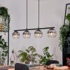 Koyoto Suspension, Boule lumineuse, Suspension Clair, Fumé, 4 lumières