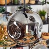 Ripoll Suspension, Boule lumineuse, Suspension Ambre, Fumé, 6 lumières