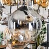 Gastor Suspension, Boule lumineuse, Suspension Ambre, Clair, Fumé, 8 lumières