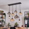 Gastor Suspension, Boule lumineuse, Suspension Ambre, Clair, Fumé, 8 lumières