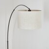 Bassagoda Lampadaire Chrome, Noir, 1 lumière
