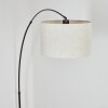 Bassagoda Lampadaire Chrome, Noir, 1 lumière