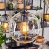 Koyoto Suspension, Boule lumineuse, Suspension Ambre, Clair, Fumé, 6 lumières
