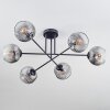 Ripoll Plafonnier, Boule lumineuse Clair, Fumé, 6 lumières