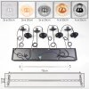 Gastor Suspension, Boule lumineuse, Suspension Ambre, Clair, Fumé, 8 lumières