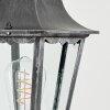 Lignac Lampe murale d´extérieur, Applique murale Noir, Argenté, 1 lumière