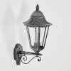 Lignac Lampe murale d´extérieur, Applique murale Noir, Argenté, 1 lumière