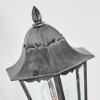 Lignac Lampe murale d´extérieur, Applique murale Noir, Argenté, 1 lumière, Détecteur de mouvement