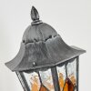 Lignac Lampe murale d´extérieur, Applique murale Noir, Argenté, 1 lumière, Détecteur de mouvement