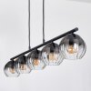 Koyoto Suspension, Boule lumineuse, Suspension Clair, Fumé, 5 lumières