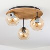Ripoll Plafonnier, Boule lumineuse Écru, Noir, 3 lumières
