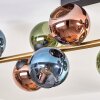 Koyoto Plafonnier, Boule lumineuse Or, Noir, 10 lumières