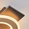 Lidor Plafonnier LED Chrome, Noir, 1 lumière