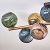 Koyoto Plafonnier, Boule lumineuse Or, Noir, 10 lumières