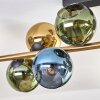 Koyoto Plafonnier, Boule lumineuse Or, Noir, 10 lumières