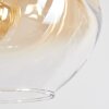 Ripoll Suspension, Boule lumineuse, Suspension Ambre, Clair, Fumé, 4 lumières