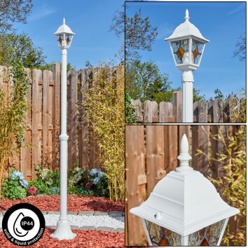 Naofe Réverbère, Eclairage de chemin Blanc, 1 lumière Naofe Réverbère, Eclairage de chemin Blanc, 1 lumière