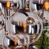 Gastor Suspension, Boule lumineuse, Suspension Chrome, Clair, Fumé, 8 lumières