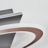 Lidor Plafonnier LED Noir, 1 lumière