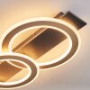 Lidor Plafonnier LED Noir, 1 lumière