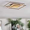 Manor Plafonnier LED Noir, 1 lumière, Télécommandes