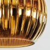 Koyoto Plafonnier, Boule lumineuse 45 cm Bleu, Or, Vert, 5 lumières