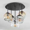 Ripoll Plafonnier, Boule lumineuse Ambre, Clair, Fumé, 5 lumières