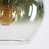 Koyoto Suspension, Boule lumineuse, Suspension Bleu, Or, Vert, Clair, 8 lumières