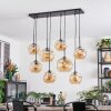 Ripoll Suspension, Boule lumineuse, Suspension Ambre, 8 lumières