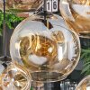 Ripoll Suspension, Boule lumineuse, Suspension Ambre, 8 lumières