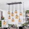 Ripoll Suspension, Boule lumineuse, Suspension Ambre, 8 lumières