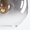 Ripoll Suspension, Boule lumineuse, Suspension Clair, Fumé, 8 lumières