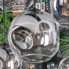 Ripoll Suspension, Boule lumineuse, Suspension Clair, Fumé, 8 lumières