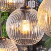 Koyoto Suspension, Boule lumineuse, Suspension Ambre, Clair, Fumé, 8 lumières